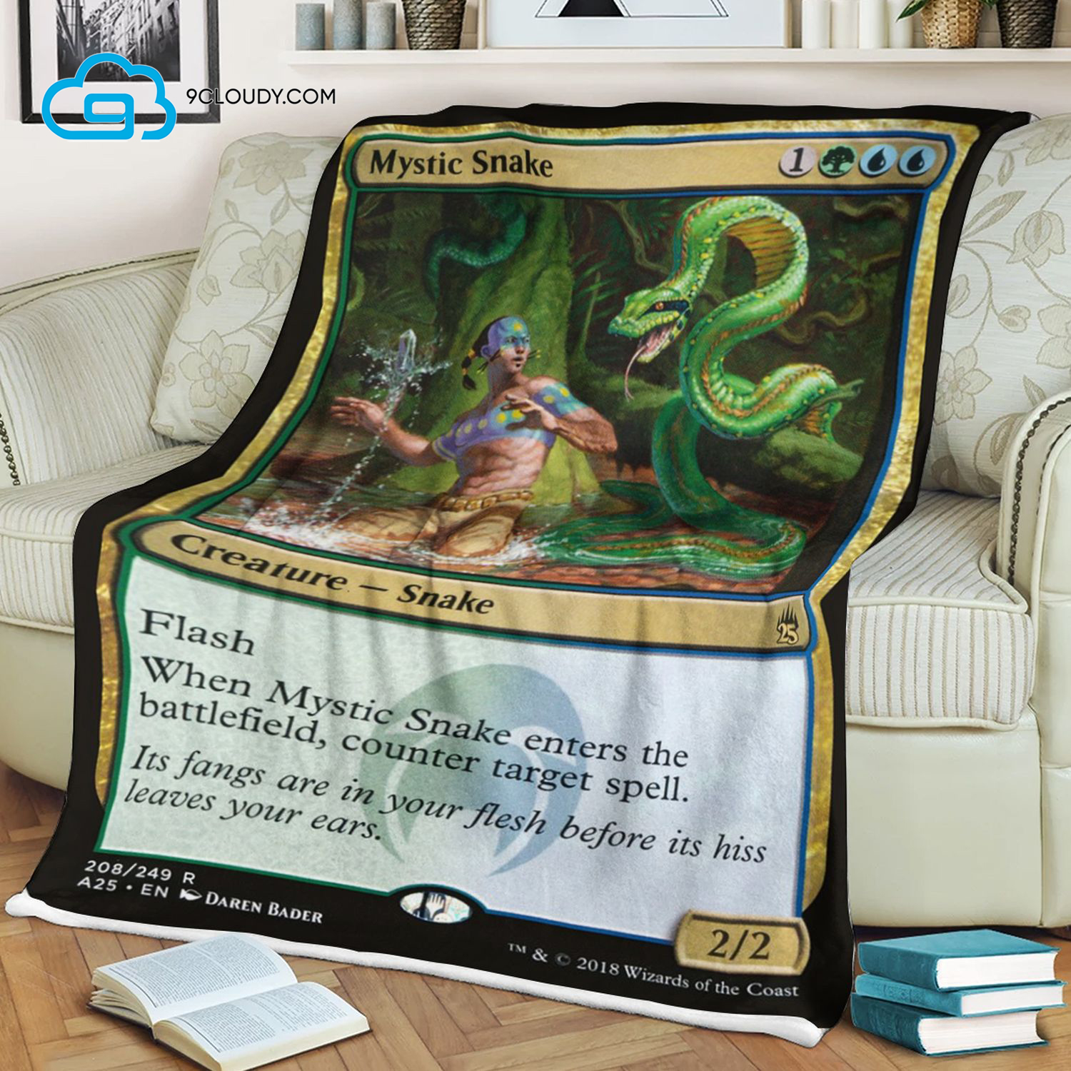 Game Magic The Gathering Mystic Snake Blanket Game Magic The Gathering Mystic Snake Blanket