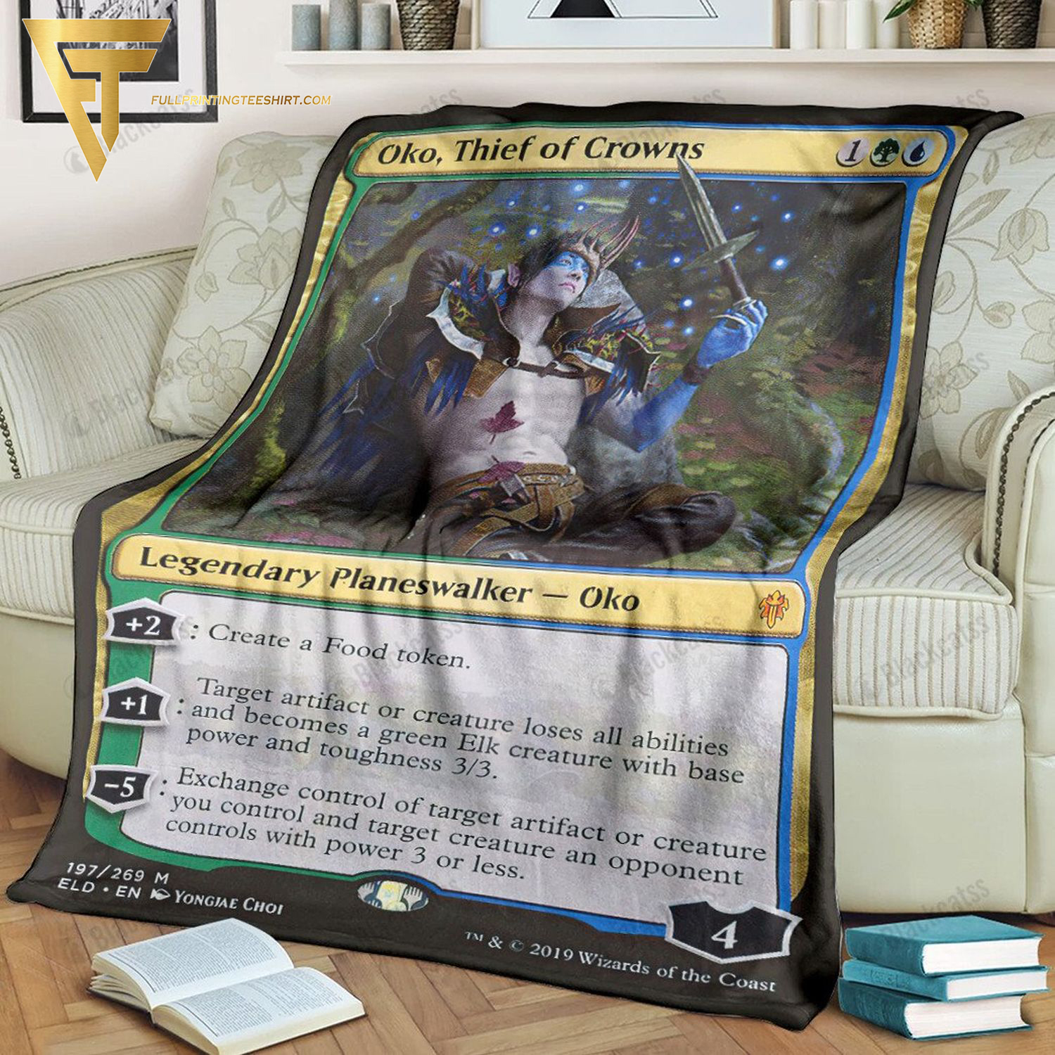 Game Magic The Gathering Oko Thief Of Crowns All Over Print Blanket Game Magic The Gathering Oko Thief Of Crowns All Over Print Blanket