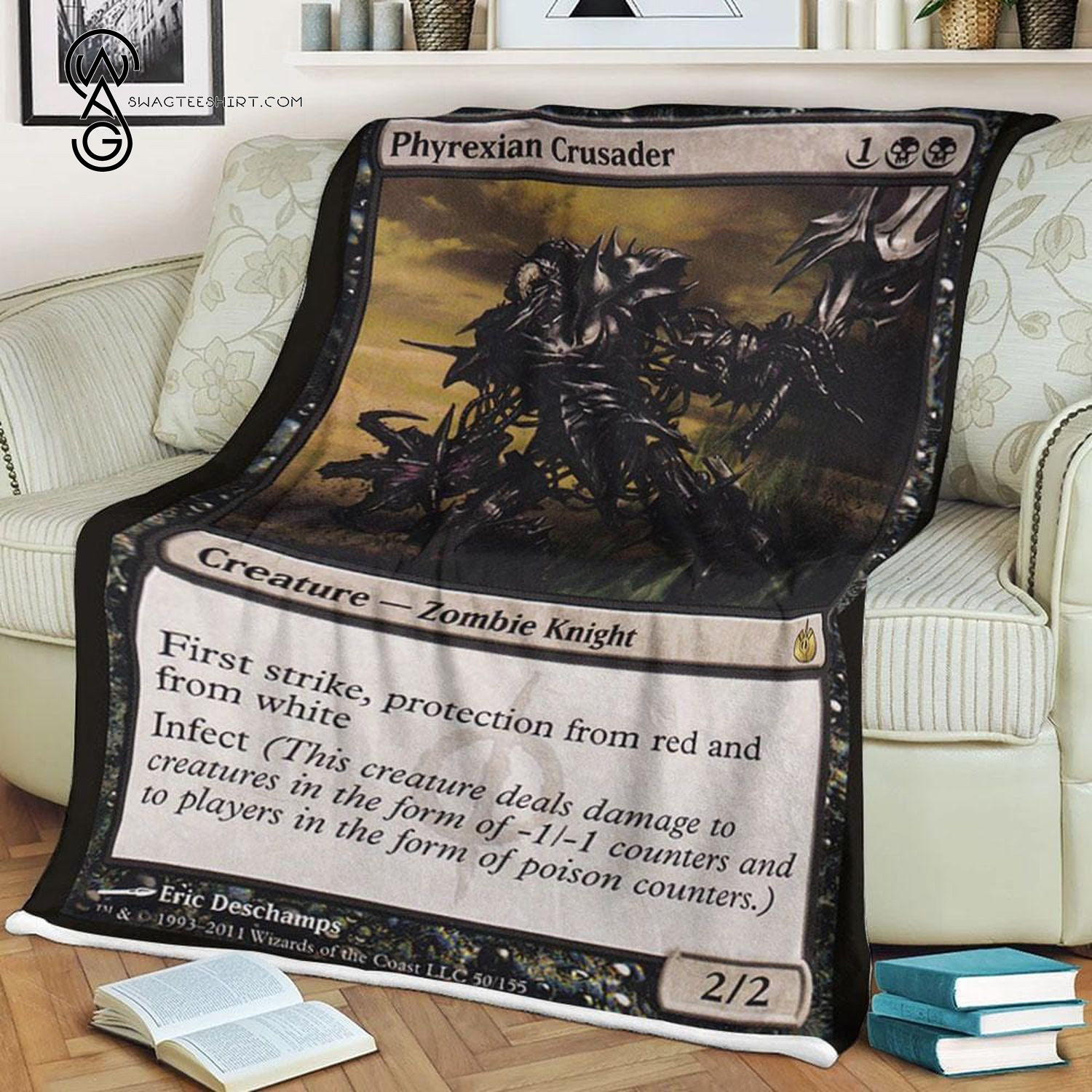 Game Magic The Gathering Phyrexian Crusader Blanket Game Magic The Gathering Phyrexian Crusader Blanket
