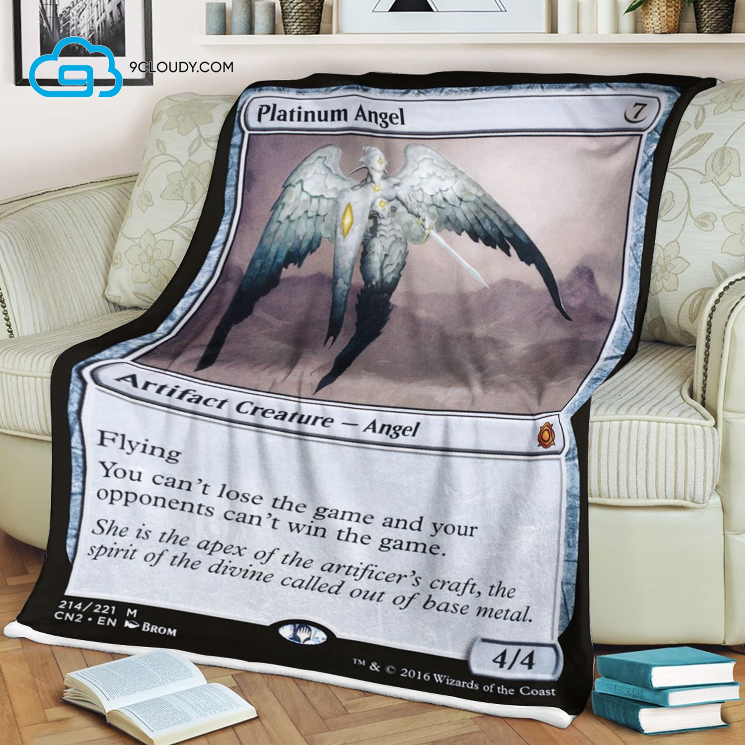 Game Magic The Gathering Platinum Angel Blanket Game Magic The Gathering Platinum Angel Blanket