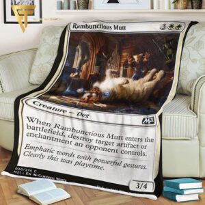 Game Magic The Gathering Rambunctious Mutt Blanket