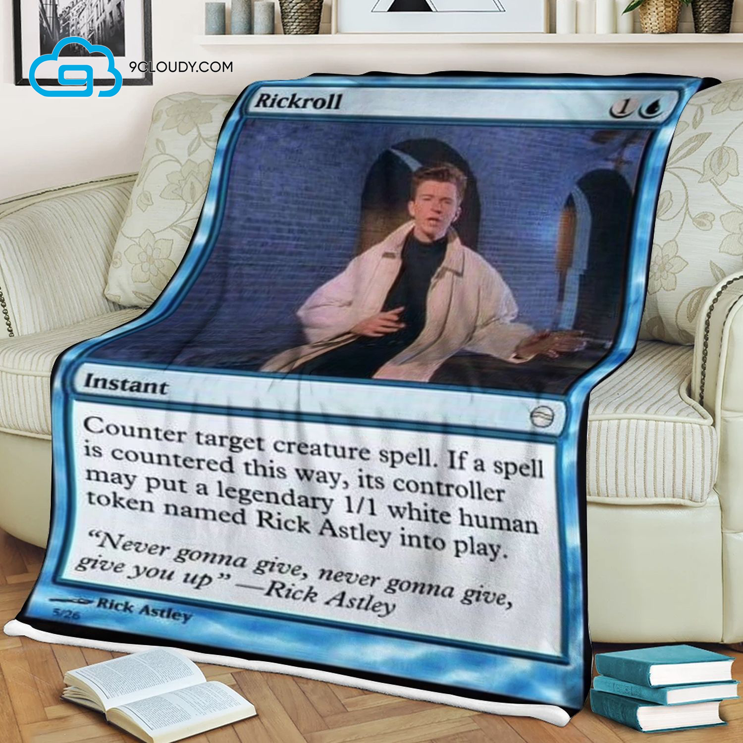 Game Magic The Gathering Rickroll Blanket Game Magic The Gathering Rickroll Blanket