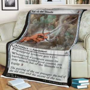 Game Magic The Gathering Sai Of The Shinobi Sherpa Blanket