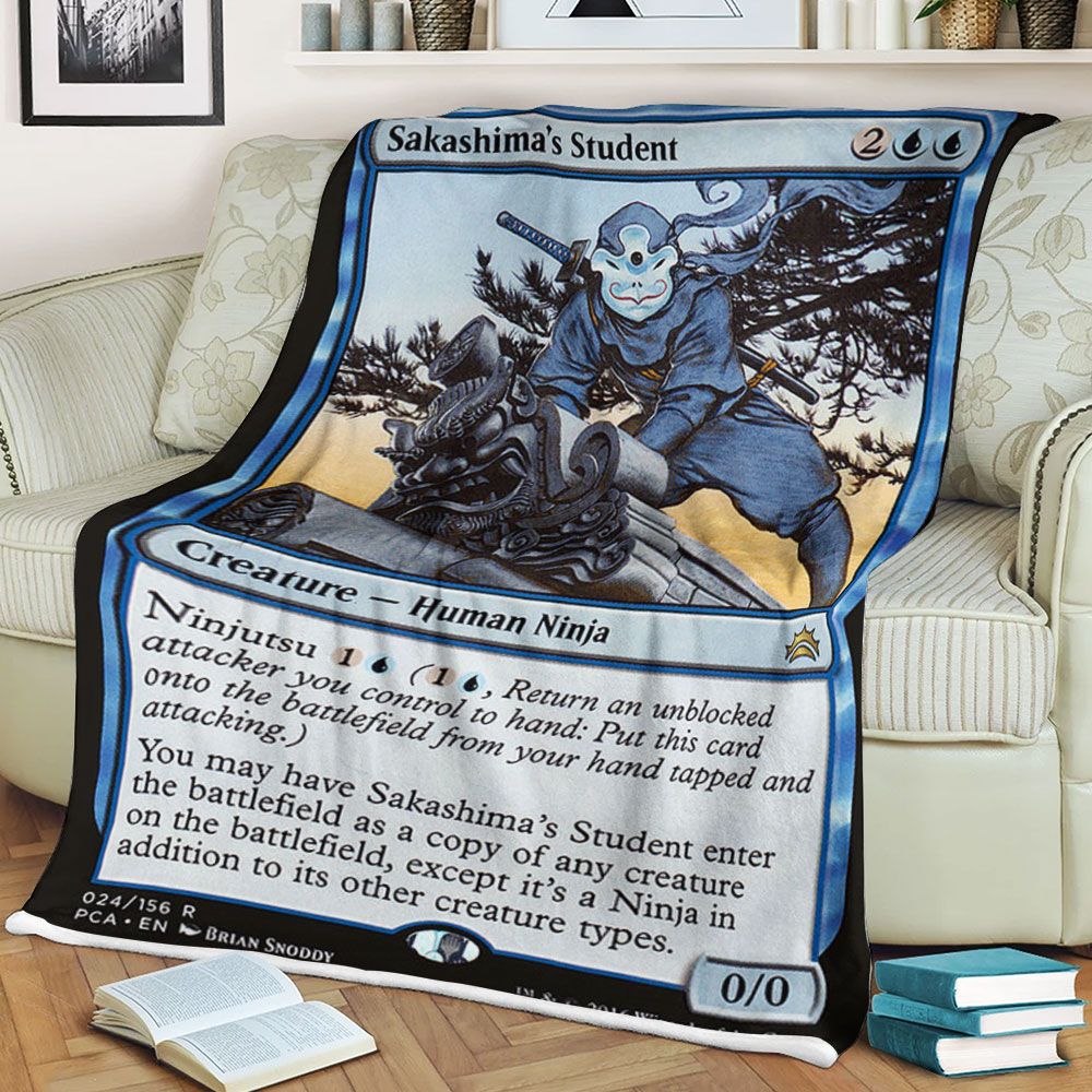 Game Magic The Gathering Sakashima S Student Sherpa Blanket Game Magic The Gathering Sakashima S Student Sherpa Blanket