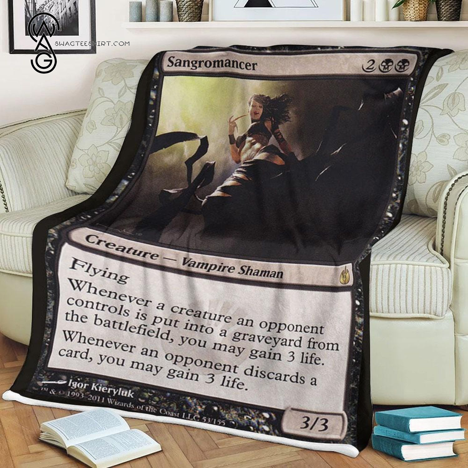 Game Magic The Gathering Sangromancer Blanket Game Magic The Gathering Sangromancer Blanket