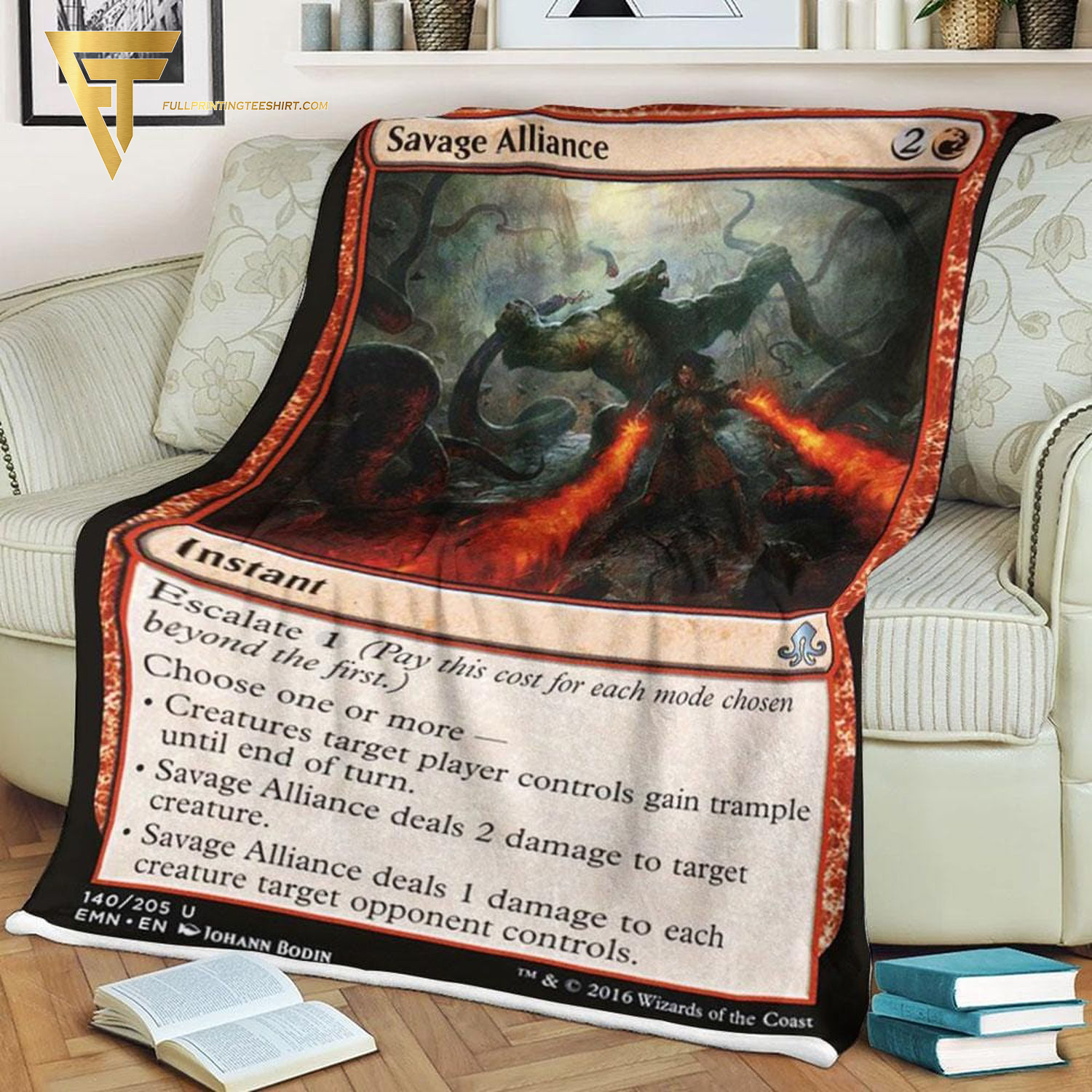 Game Magic The Gathering Savage Alliance Blanket Game Magic The Gathering Savage Alliance Blanket