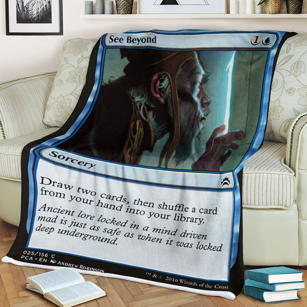 Game Magic The Gathering See Beyond Sherpa Blanket Game Magic The Gathering See Beyond Sherpa Blanket