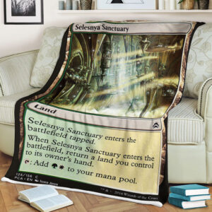 Game Magic The Gathering Selesnya Sanctuary Sherpa Blanket
