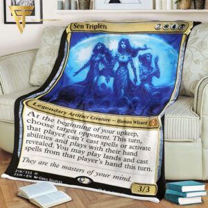 Game Magic The Gathering Sen Triplets Blanket