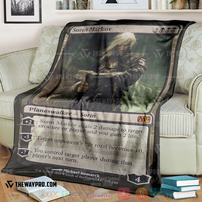 Game Magic The Gathering Sorin Markov Soft Blanket Game Magic The Gathering Sorin Markov Soft Blanket