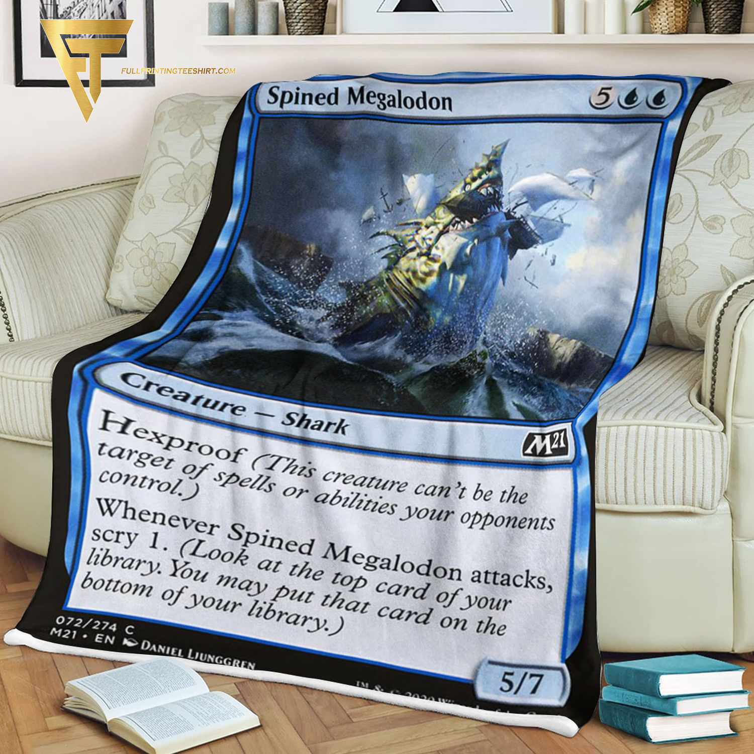 Game Magic The Gathering Spined Megalodon Blanket Game Magic The Gathering Spined Megalodon Blanket