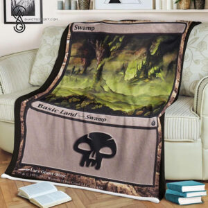 Game Magic The Gathering Swamp Blanket