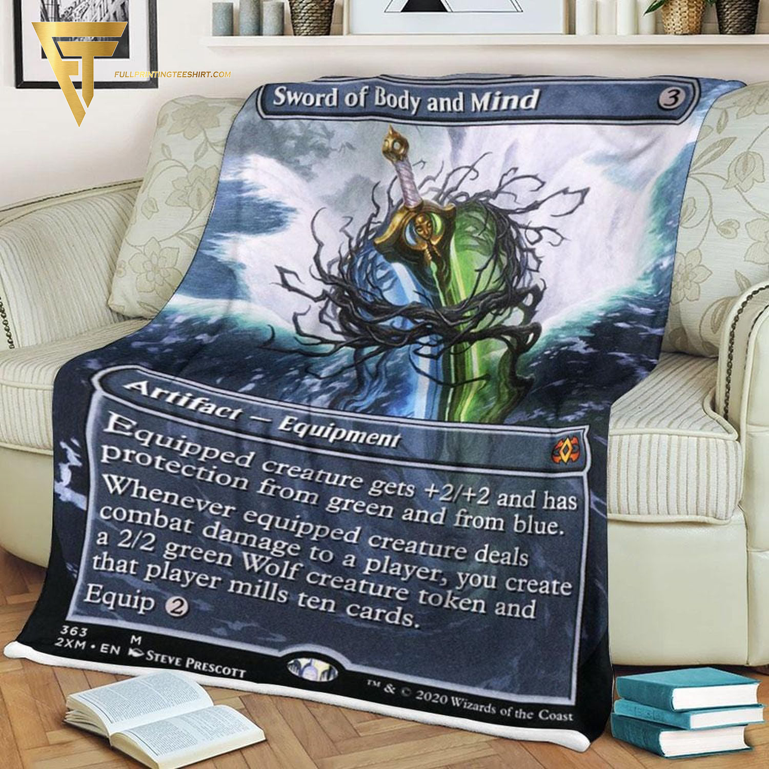 Game Magic The Gathering Sword Of Body And Mind Blanket Game Magic The Gathering Sword Of Body And Mind Blanket