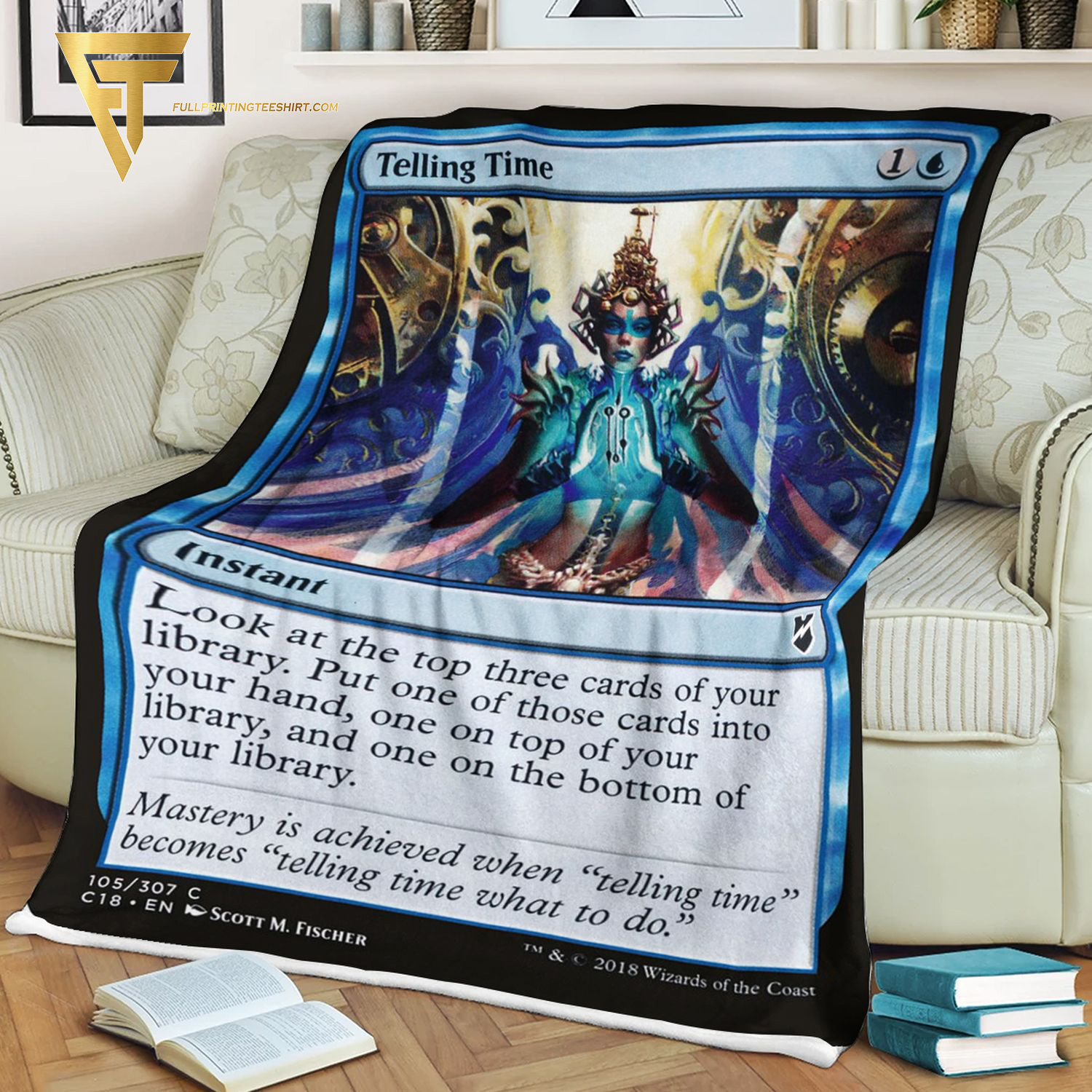 Game Magic The Gathering Telling Time Blanket Game Magic The Gathering Telling Time Blanket