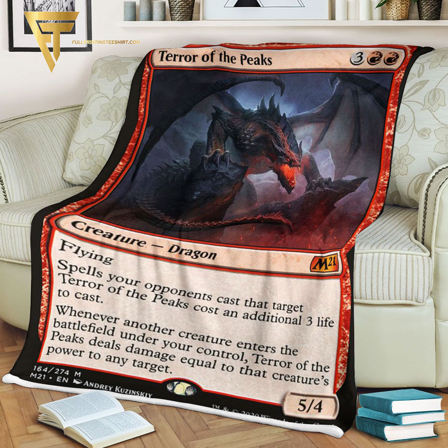 Game Magic The Gathering Terror Of The Peaks Blanket Game Magic The Gathering Terror Of The Peaks Blanket
