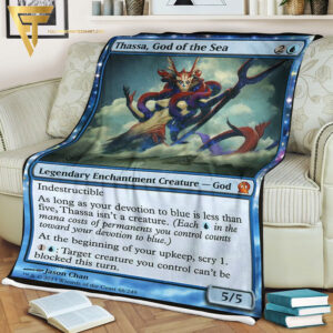 Game Magic The Gathering Thassa God Of The Sea All Over Print Blanket
