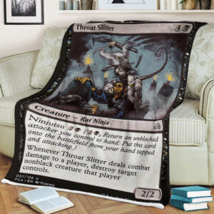 Game Magic The Gathering Throat Slitter Sherpa Blanket
