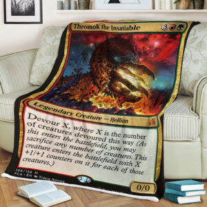 Game Magic The Gathering Thromok The Insatiable Sherpa Blanket