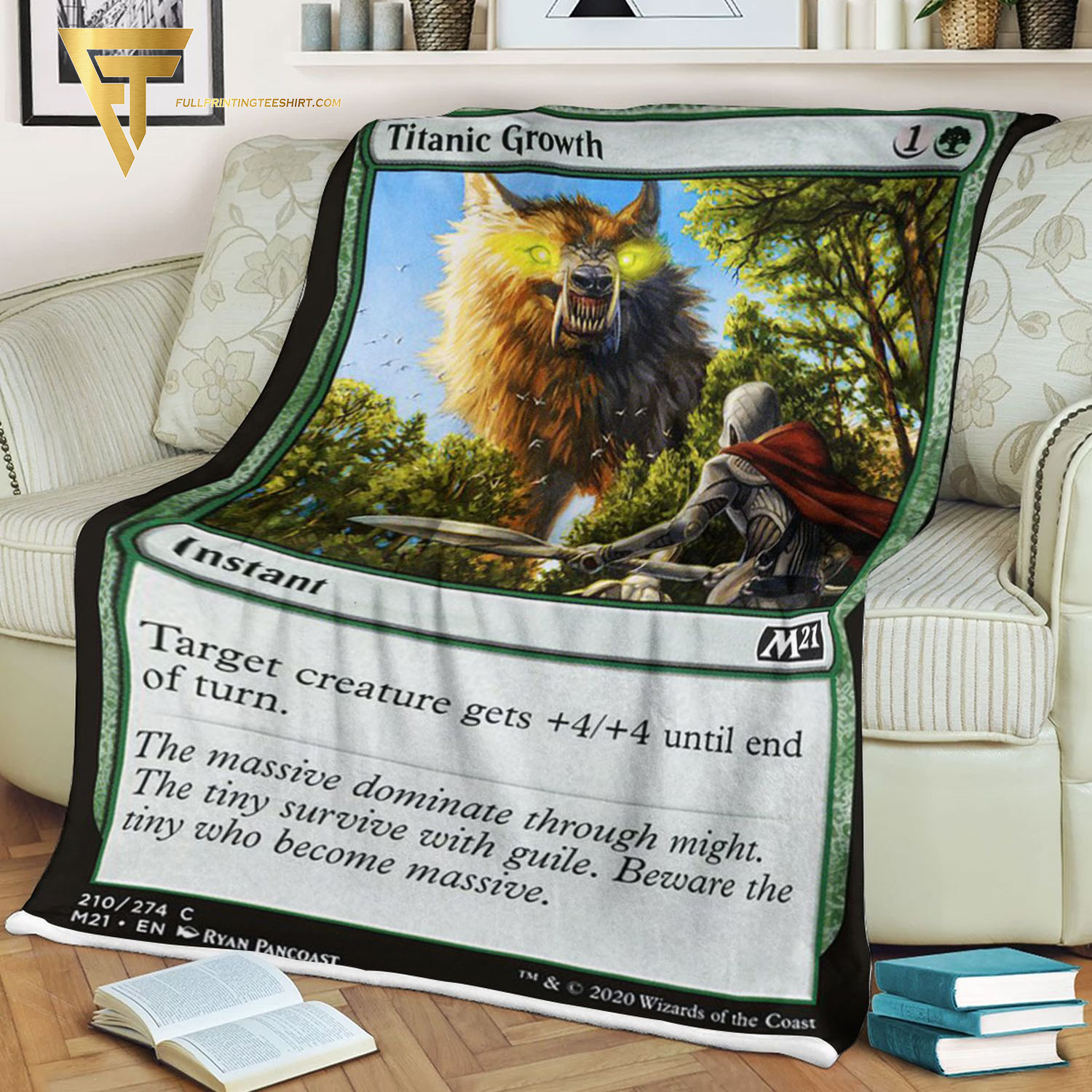 Game Magic The Gathering Titanic Growth Blanket Game Magic The Gathering Titanic Growth Blanket