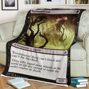 Game Magic The Gathering Tormented Soul Sherpa Blanket