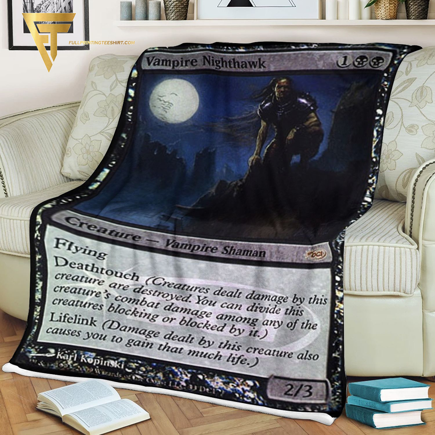 Game Magic The Gathering Vampire Nighthawk Blanket Game Magic The Gathering Vampire Nighthawk Blanket