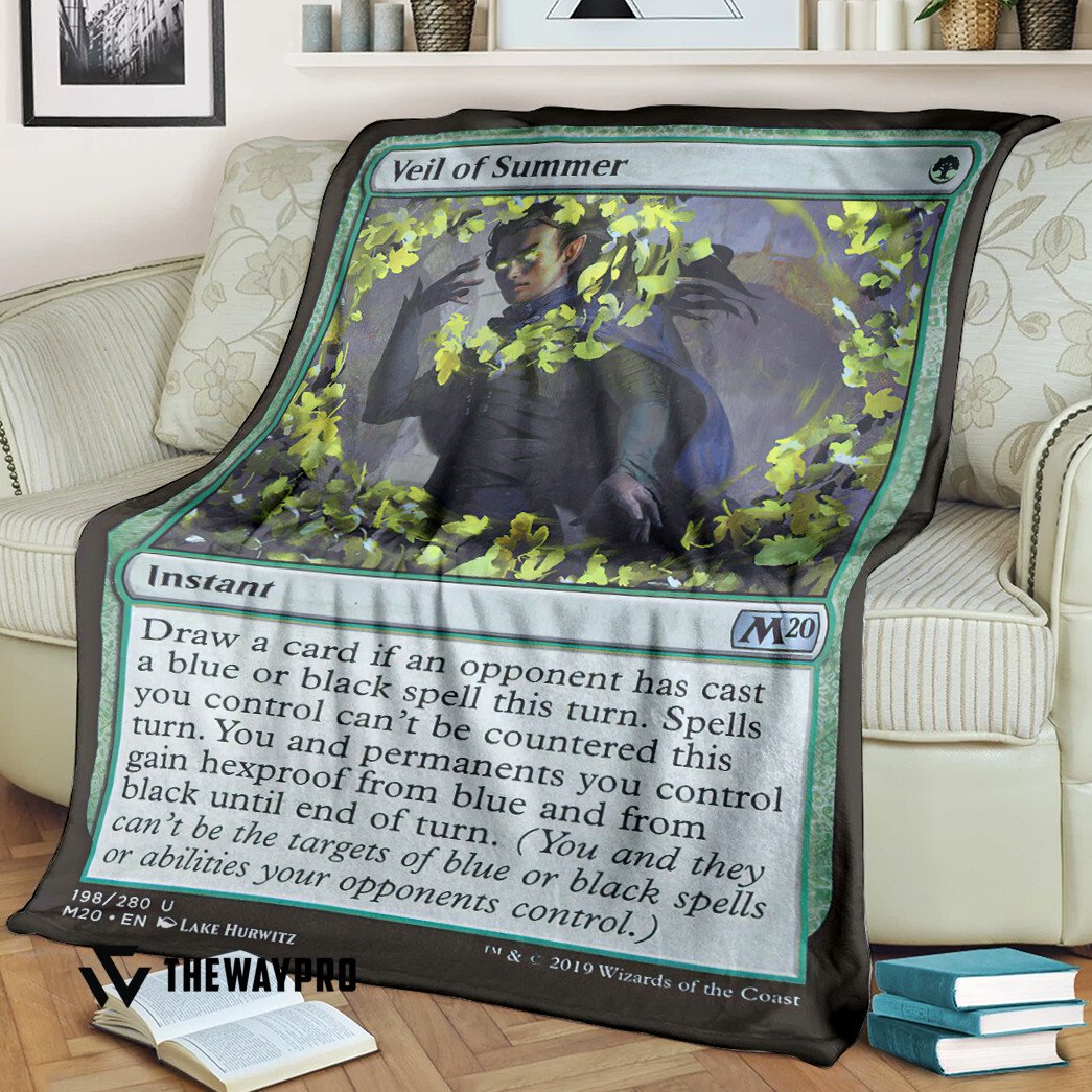Game Magic The Gathering Veil Of Summer Blanket Game Magic The Gathering Veil Of Summer Blanket