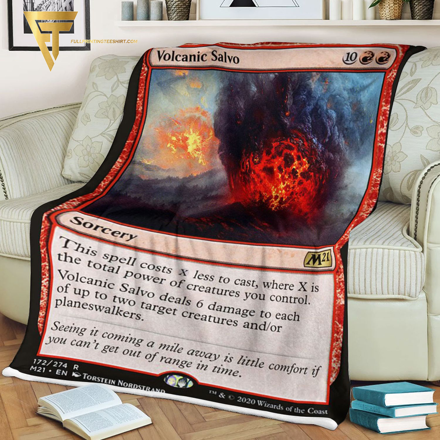 Game Magic The Gathering Volcanic Salvo Blanket Game Magic The Gathering Volcanic Salvo Blanket