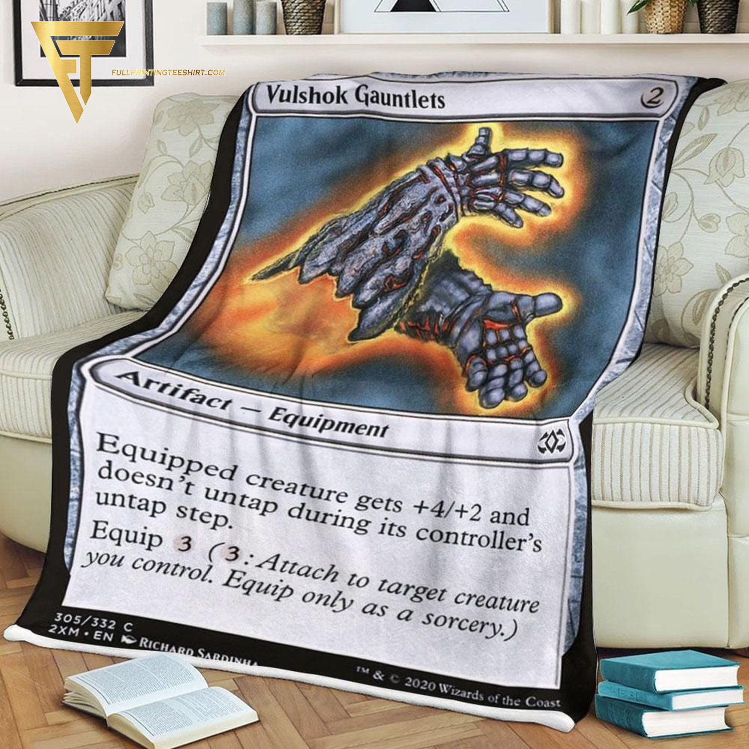 Game Magic The Gathering Vulshok Gauntlets Blanket Game Magic The Gathering Vulshok Gauntlets Blanket