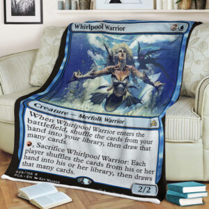 Game Magic The Gathering Whirlpool Warrior Sherpa Blanket