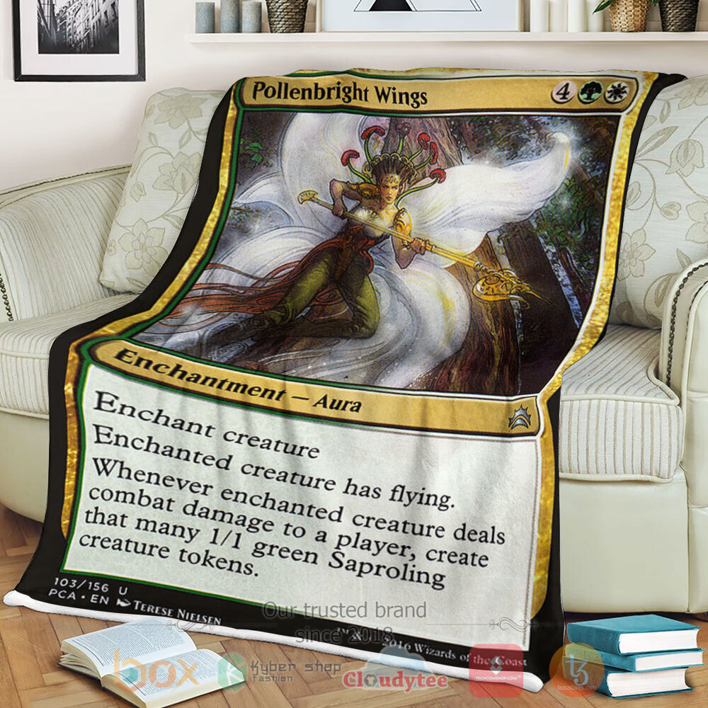 Game Mtg 103 Pollenbright Wings Sherpa Blanket Game Mtg 103 Pollenbright Wings Sherpa Blanket