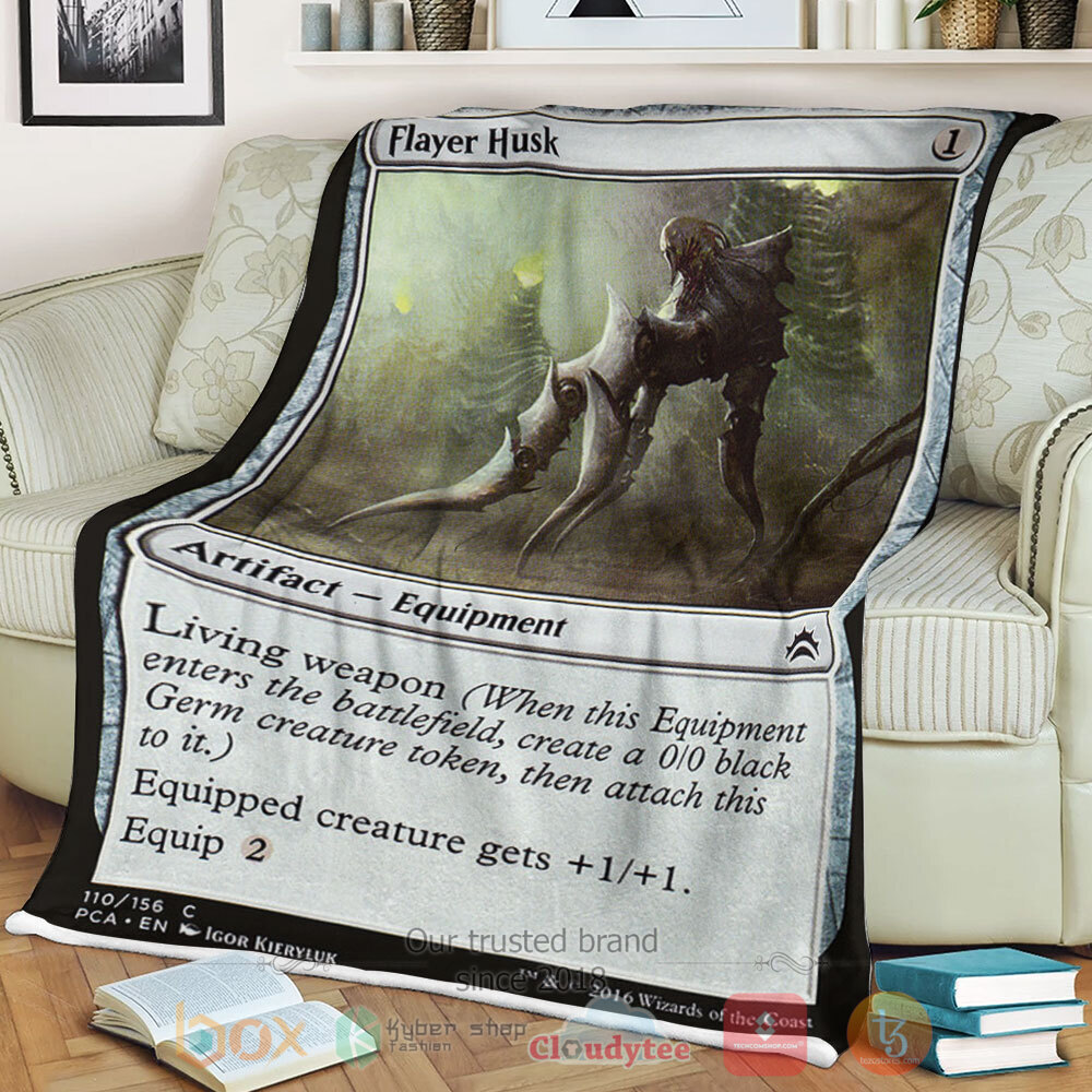 Game Mtg 110 Flayer Husk Sherpa Blanket Game Mtg 110 Flayer Husk Sherpa Blanket