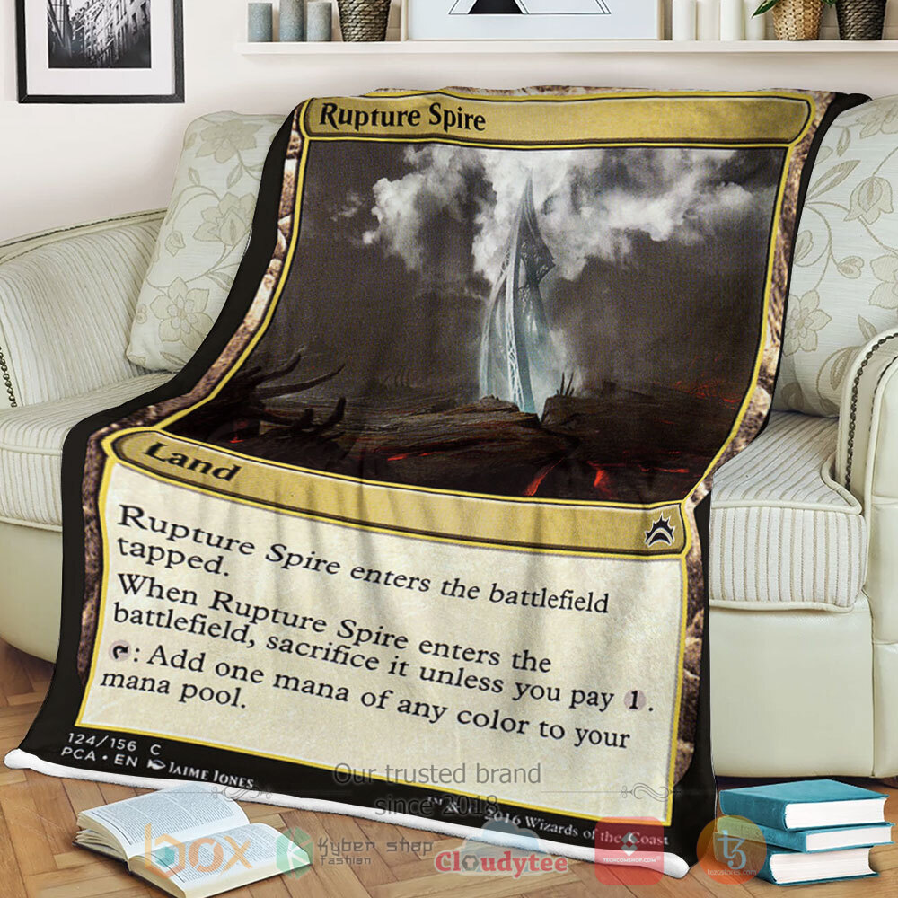 Game Mtg 124 Rupture Spire Sherpa Blanket Game Mtg 124 Rupture Spire Sherpa Blanket
