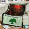 Game Mtg 153 Forest Sherpa Blanket