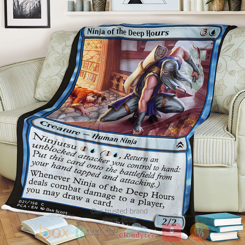 Game Mtg 21 Ninja Of The Deep Hours Sherpa Blanket Game Mtg 21 Ninja Of The Deep Hours Sherpa Blanket