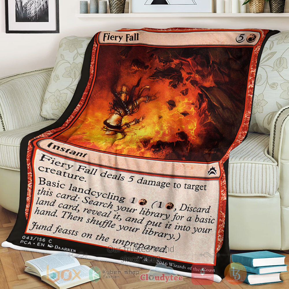 Game Mtg 43 Fiery Fall Sherpa Blanket Game Mtg 43 Fiery Fall Sherpa Blanket