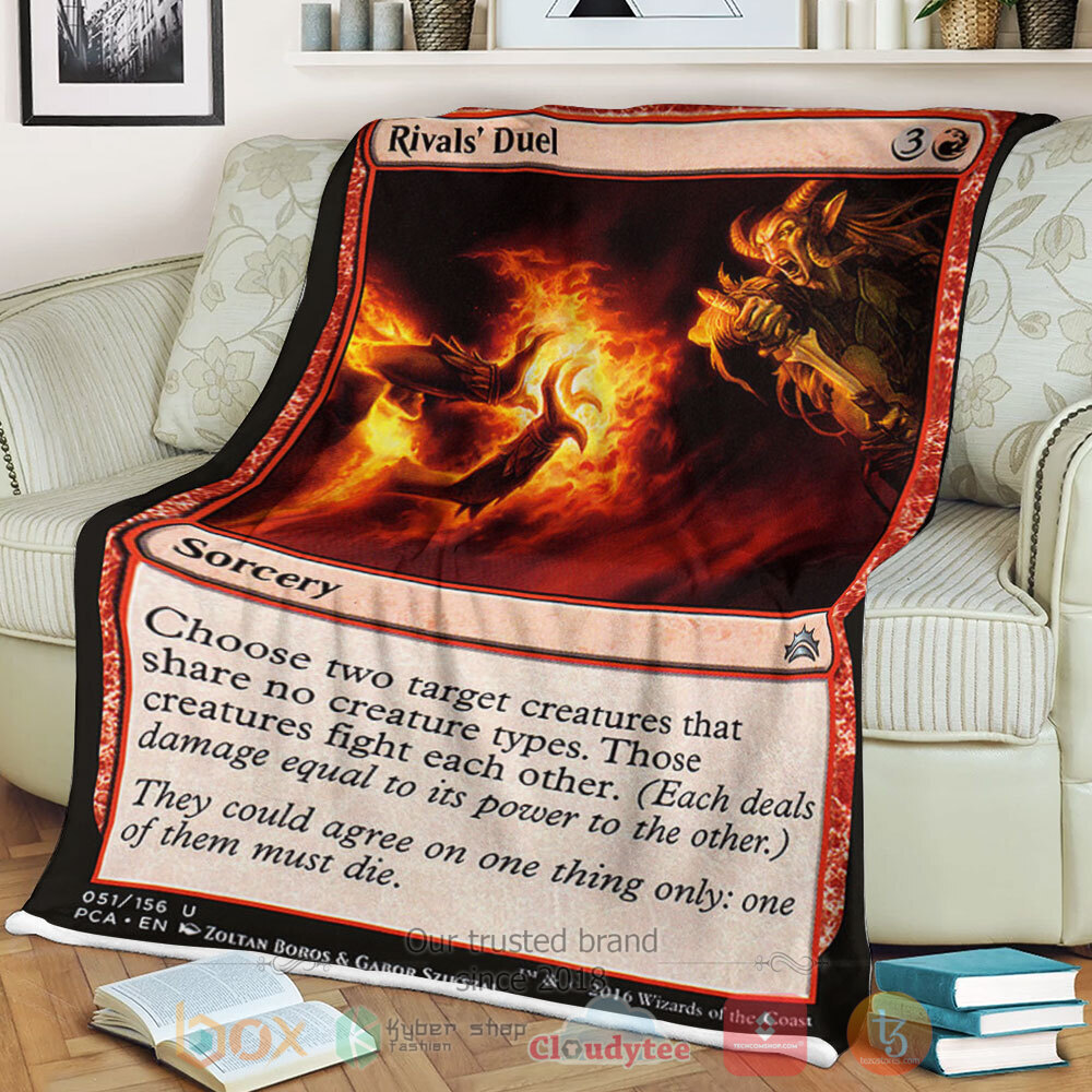 Game Mtg 51 Rivals Duel Sherpa Blanket Game Mtg 51 Rivals Duel Sherpa Blanket