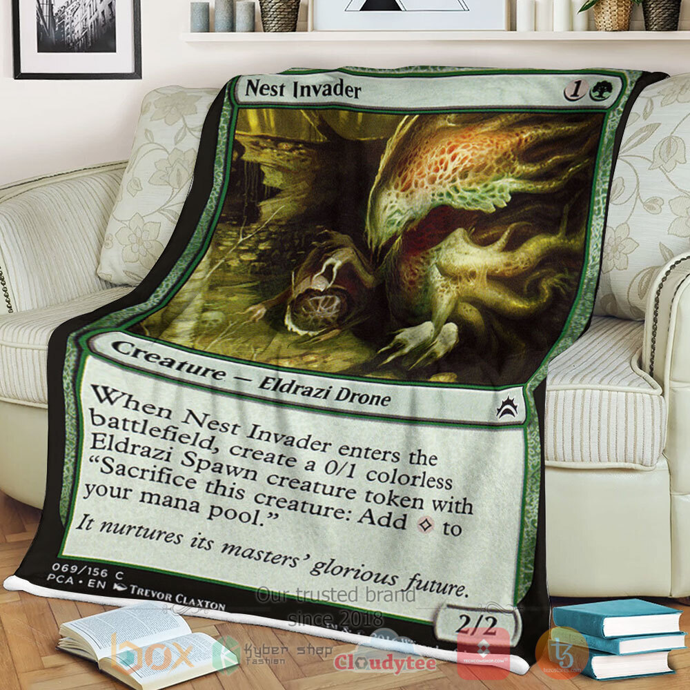 Game Mtg 69 Nest Invader Sherpa Blanket Game Mtg 69 Nest Invader Sherpa Blanket
