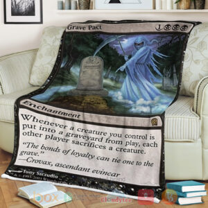 Game Mtg 8Th Edition Grave Pact Sherpa Blanket