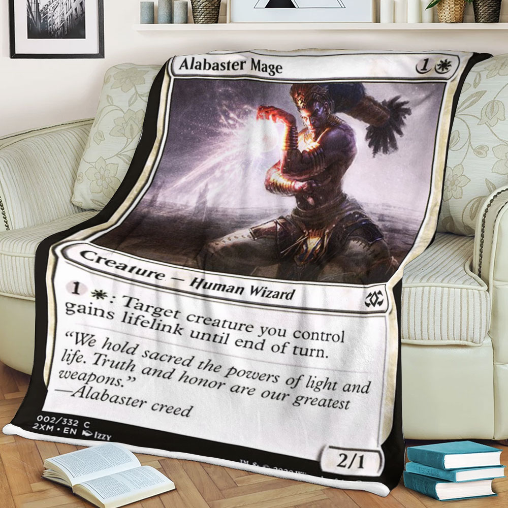 Game Mtg Alabaster Mage Blanket Game Mtg Alabaster Mage Blanket