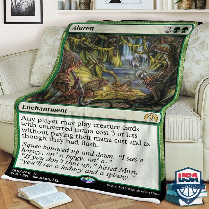 Game Mtg Aluren Fleece Blanket Game Mtg Aluren Fleece Blanket
