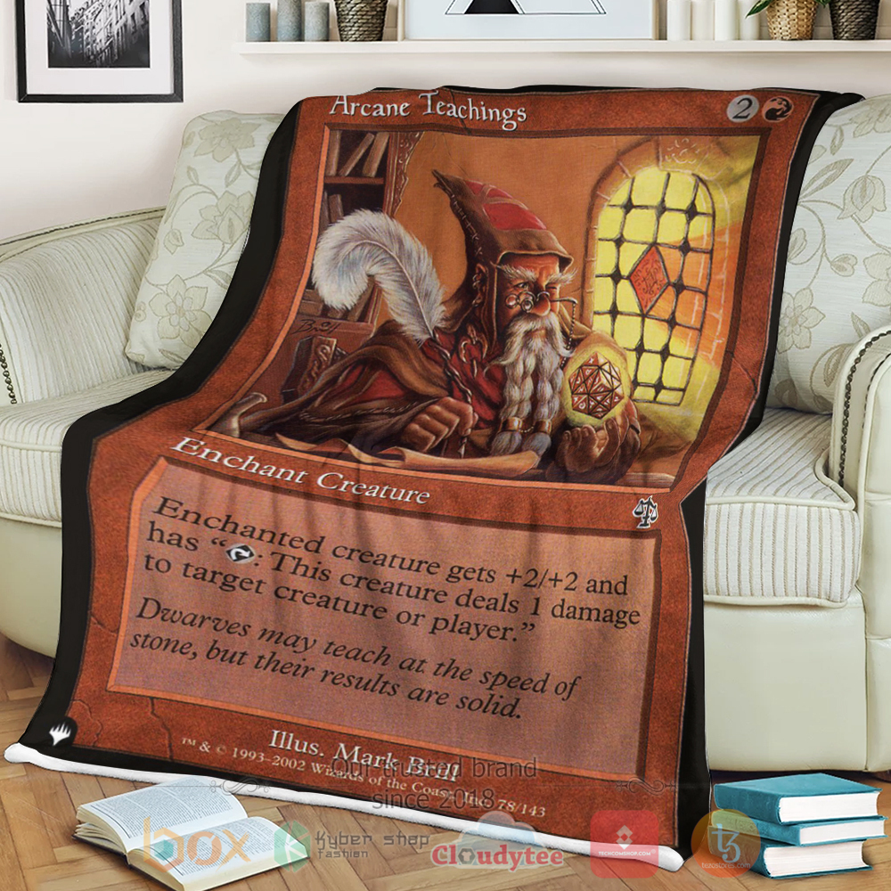 Game Mtg Arcane Teachings Sherpa Blanket Game Mtg Arcane Teachings Sherpa Blanket