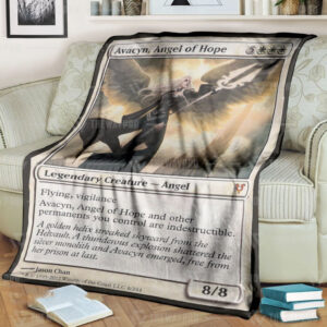 Game Mtg Avacyn Angel Of Hope Custom Soft Blanket
