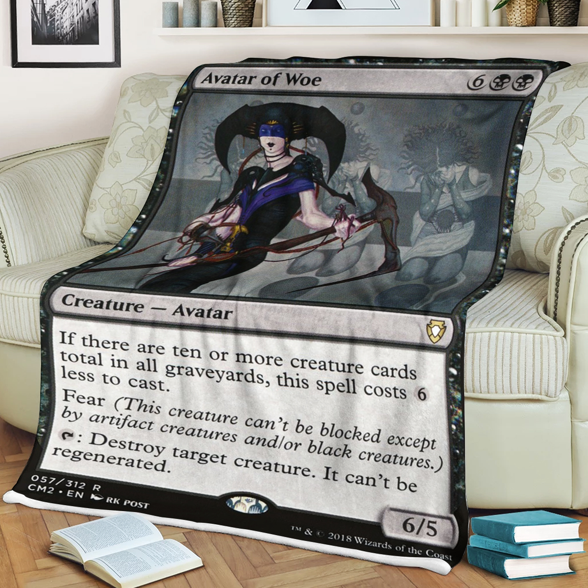 Game Mtg Avatar Of Woe Sherpa Blanket Game Mtg Avatar Of Woe Sherpa Blanket