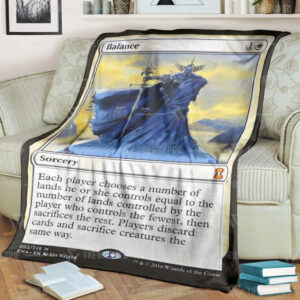 Game Mtg Balance Custom Soft Blanket
