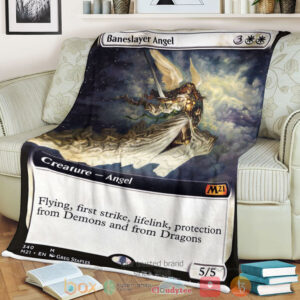 Game Mtg Baneslayer Angel Fleece Blanket