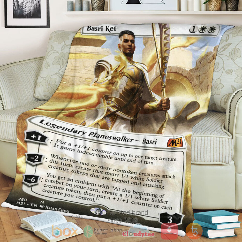 Game Mtg Basri Ket Fleece Blanket Game Mtg Basri Ket Fleece Blanket
