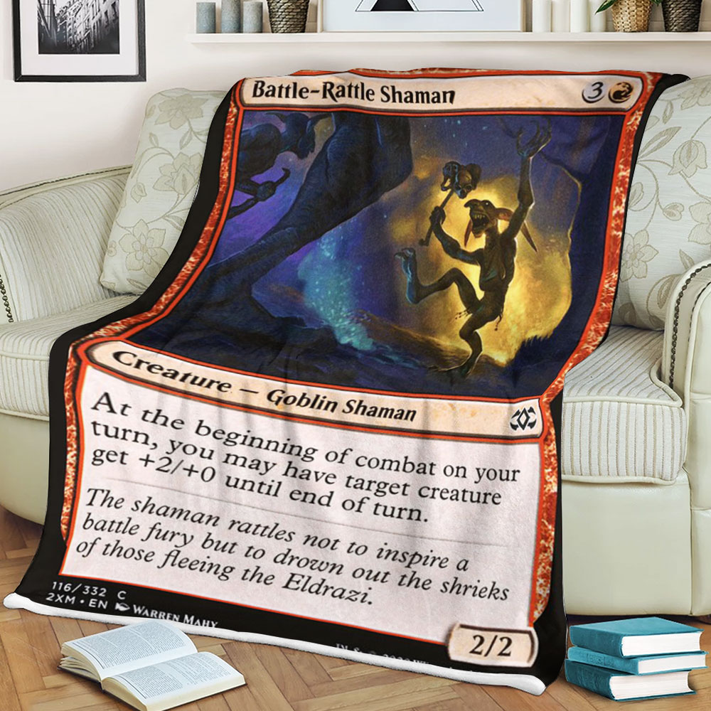 Game Mtg Battle Rattle Shaman Blanket Game Mtg Battle Rattle Shaman Blanket