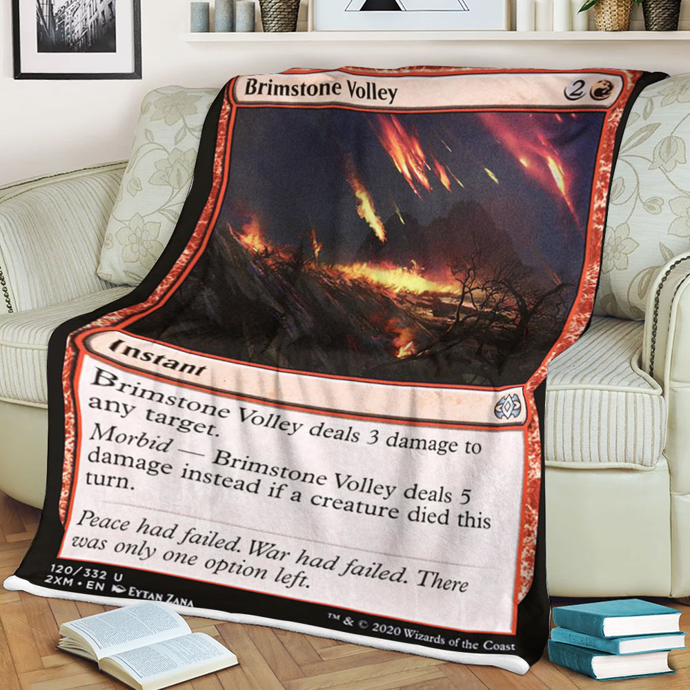 Game Mtg Brimstone Volley Blanket Game Mtg Brimstone Volley Blanket
