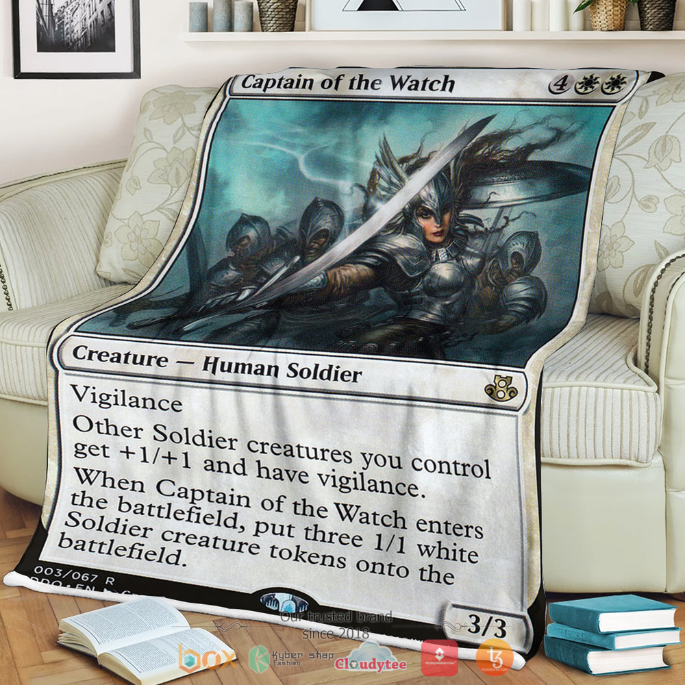 Game Mtg Captain Of The Watch Blanket Game Mtg Captain Of The Watch Blanket