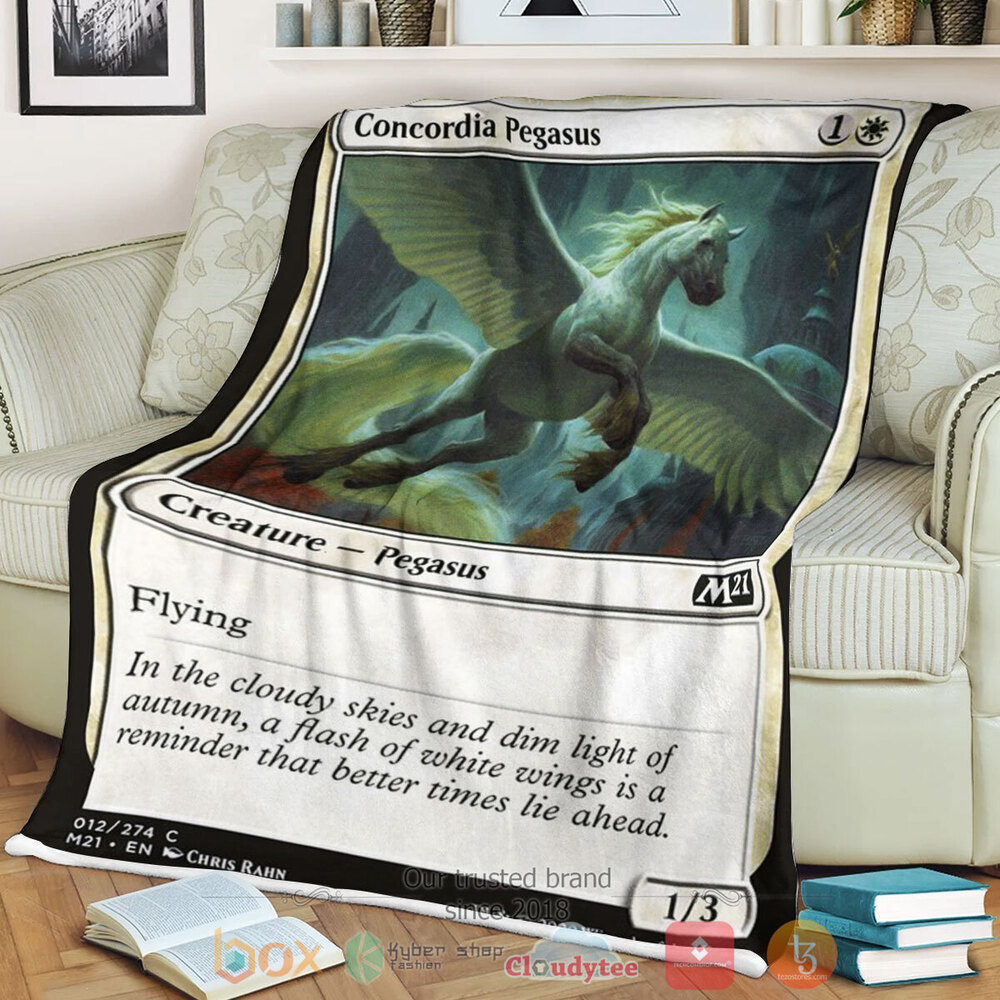 Game Mtg Concordia Pegasus Fleece Blanket Game Mtg Concordia Pegasus Fleece Blanket